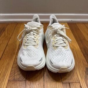 Hoka Women White Sneakers